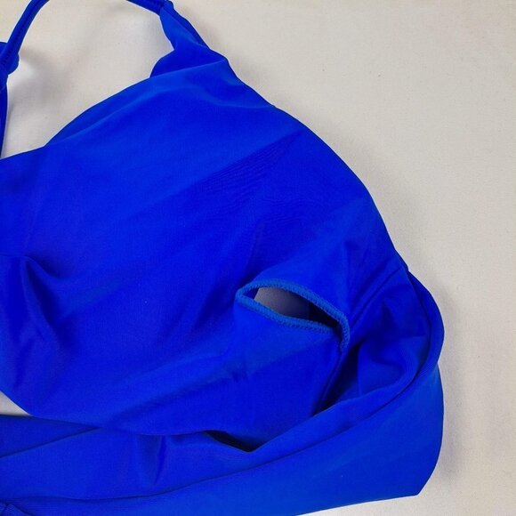 Holipick Size Small Cobalt Blue Bikini CutOut on Bottoms Ties on Bikini Top NWT - Picture 12 of 15